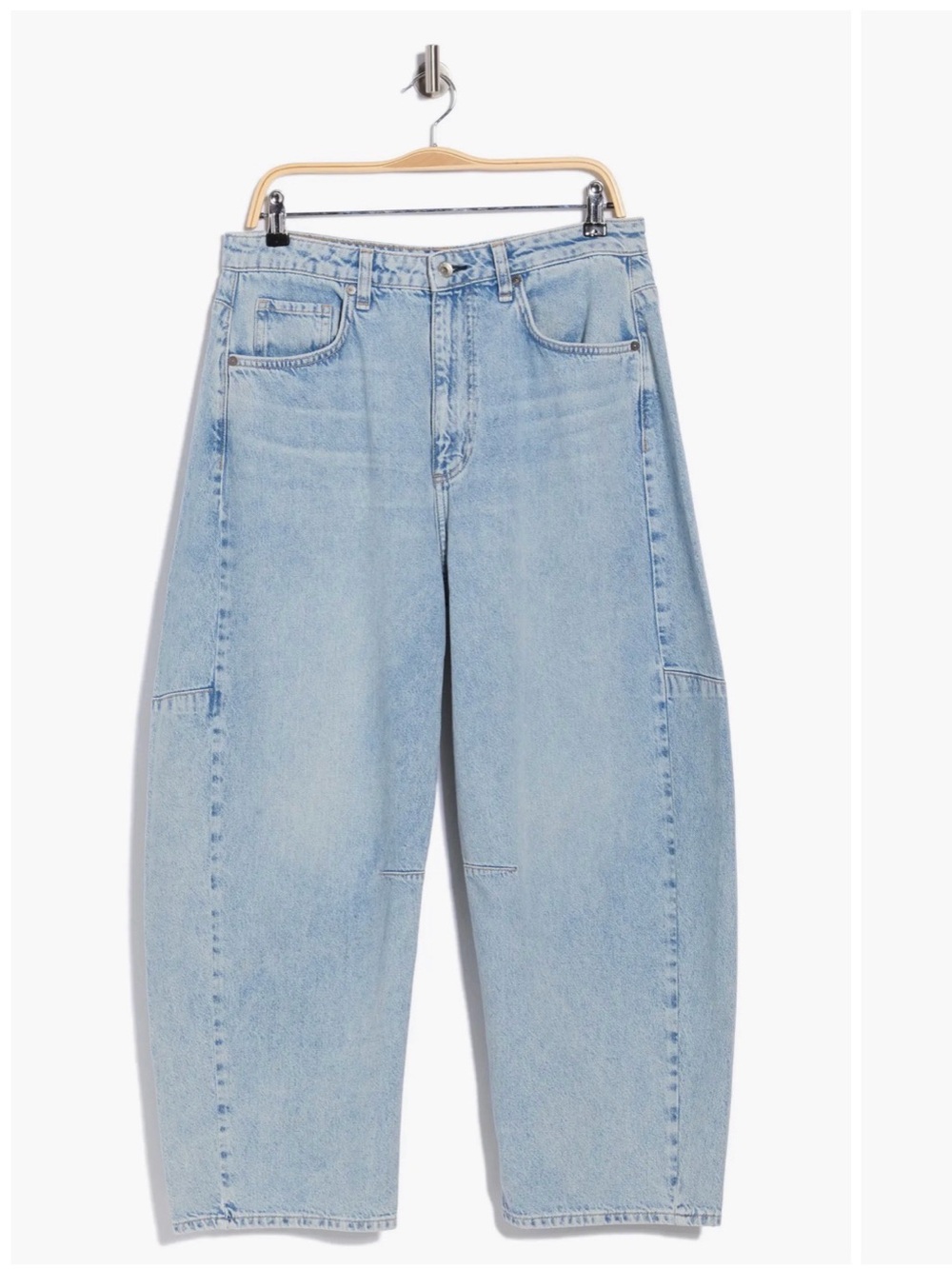 rag & bone Light Wash Barrel Jeans